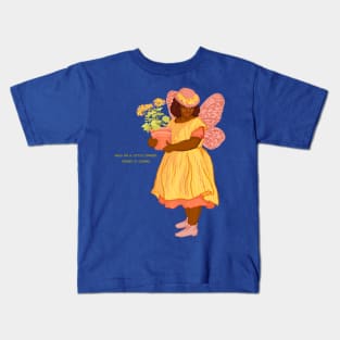 Hold On A Little Longer Spring Is Coming Kids T-Shirt